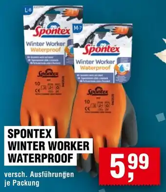Handelshof Spontex winter worker waterproof Angebot