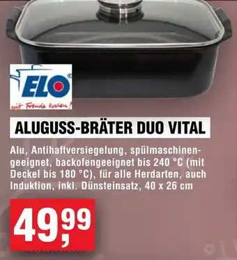 Handelshof ELO aluguss-bräter duo vital Angebot
