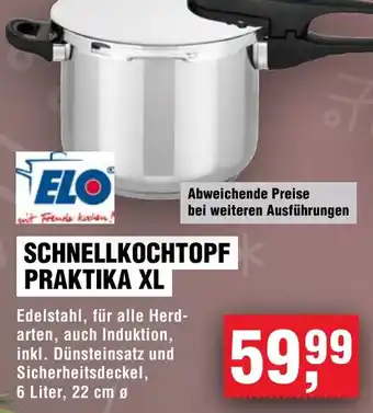 Handelshof ELO schnellkochtopf praktika xl Angebot