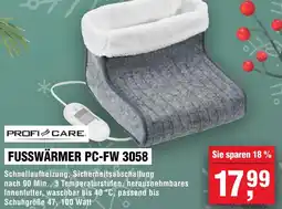 Handelshof PROFI CARE FUSSWÄRMER PC-FW 3058 Angebot