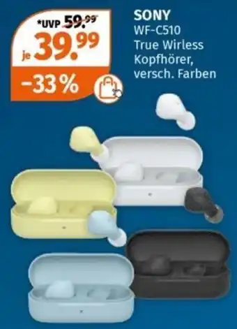 Müller SONY WF-C510 True Wirless Kopfhörer Angebot
