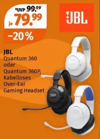 Müller JBL Quantum 360 oder Quantum 360P Kabelloses Over-Ear Gaming Headset Angebot