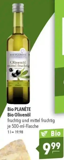 CITTI Markt Bio PLANÈTE Bio Olivenöl Angebot