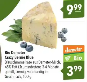 CITTI Markt Bio Demeter Crazy Bernie Blue Angebot