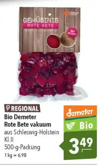 CITTI Markt Bio Demeter Rote Bete vakuum Angebot