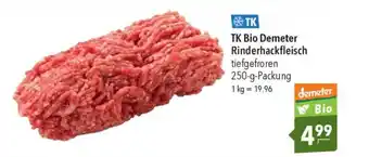 CITTI Markt TK Bio Demeter Rinderhackfleisch Angebot