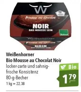 CITTI Markt Weißenhorner Bio Mousse au Chocolat Noir Angebot