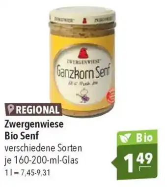 CITTI Markt Zwergenwiese Bio Senf Angebot