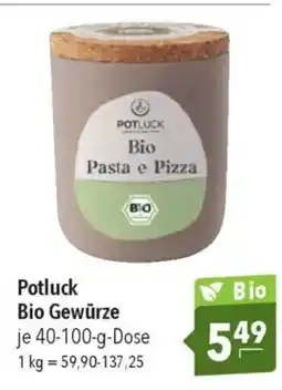 CITTI Markt Potluck Bio Gewürze Angebot