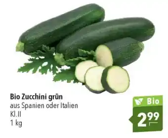 CITTI Markt Bio Zucchini grün Angebot