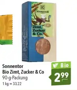 CITTI Markt Sonnentor Bio Zimt, Zucker & Co Angebot