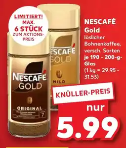 Kaufland NESCAFÉ Gold Angebot