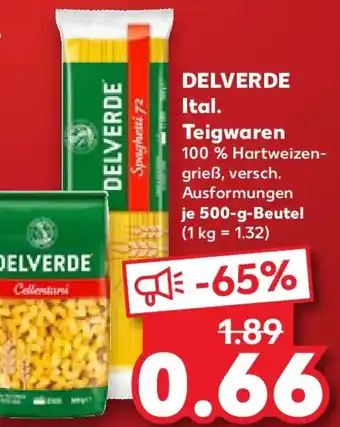 Kaufland DELVERDE Ital. Teigwaren Angebot
