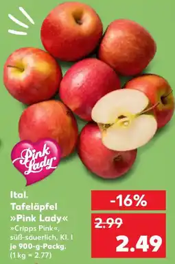Kaufland Ital. Tafeläpfel Pink Lady Angebot