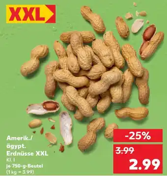 Kaufland Amerik./ ägypt. Erdnüsse XXL Angebot