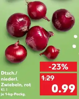 Kaufland Dtsch./ niederl. Zwiebeln, rot Angebot