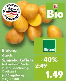 Kaufland Bioland dtsch. Speisekartoffeln Angebot