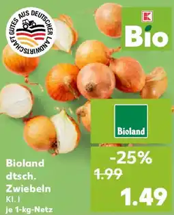 Kaufland Bioland dtsch. Zwiebeln Angebot