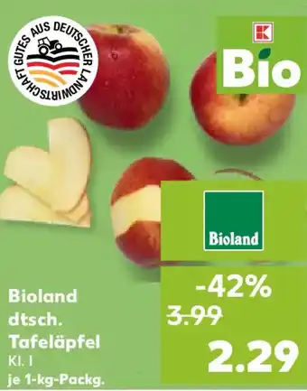 Kaufland Bio dtsch. Tafeläpfel Angebot