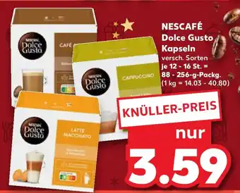 Kaufland NESCAFÉ Dolce Gusto Kapseln Angebot