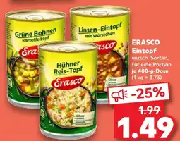 Kaufland ERASCO Eintopf Angebot