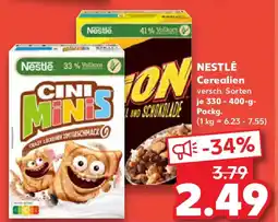 Kaufland NESTLÉ Cerealien Angebot