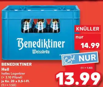 Kaufland BENEDIKTINER Hell Angebot