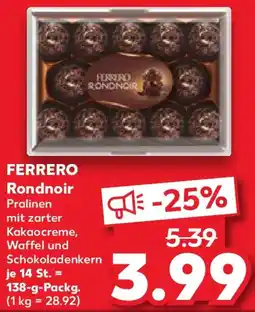 Kaufland FERRERO Rondnoir Angebot