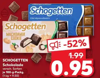Kaufland SCHOGETTEN Schokolade Angebot