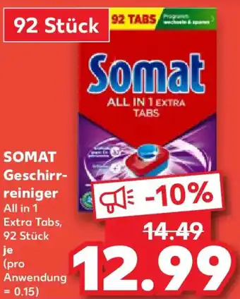 Kaufland SOMAT Geschirrreiniger Angebot