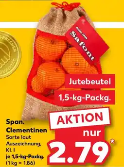 Kaufland Span. Clementinen Angebot