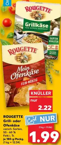 Kaufland ROUGETTE Grill- oder Ofenkäse Angebot