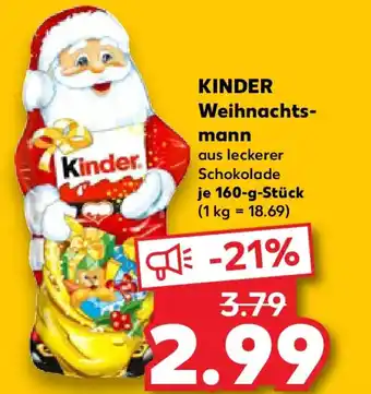 Kaufland KINDER Weihnachtsmann Angebot