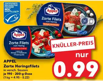Kaufland APPEL Zarte Heringsfilets Angebot