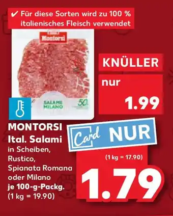 Kaufland MONTORSI Ital. Salami Angebot