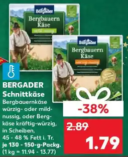 Kaufland BERGADER Schnittkäse Angebot