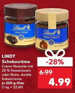 Kaufland LINDT Schokocrème Angebot