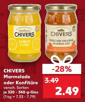 Kaufland CHIVERS Marmelade oder Konfitüre Angebot