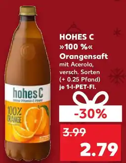 Kaufland HOHES C 100 % Orangensaft Angebot