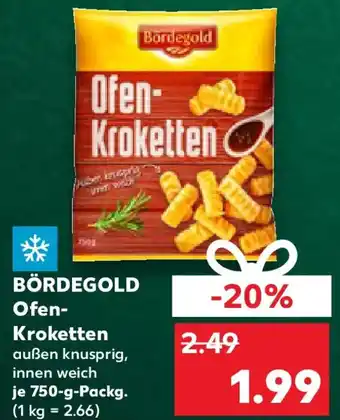 Kaufland BÖRDEGOLD Ofen- Kroketten Angebot