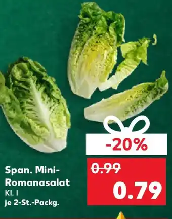 Kaufland Span. Mini- Romanasalat Angebot