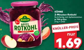 Kaufland KÜHNE 2-Minuten-Rotkohl Angebot
