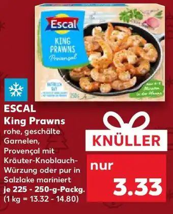 Kaufland ESCAL King Prawns Angebot