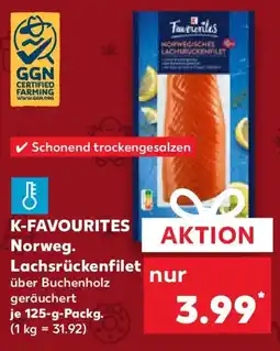 Kaufland K-FAVOURITES Norweg. Lachsrückenfilet Angebot