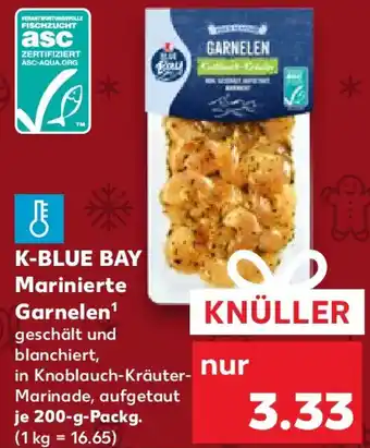 Kaufland K-BLUE BAY Marinierte Garnelen Angebot