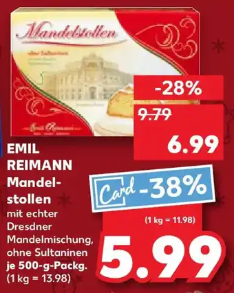 Kaufland EMIL REIMANN Mandelstollen Angebot