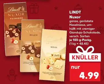 Kaufland LINDT Nuxor Angebot