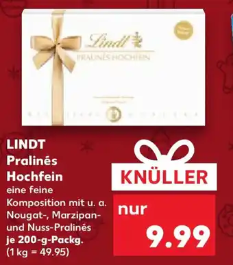 Kaufland LINDT Pralinés Hochfein Angebot