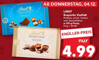 Kaufland LINDT Exquisite Vielfalt Angebot
