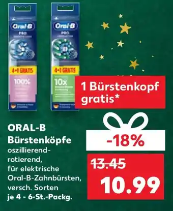 Kaufland ORAL-B Bürstenköpfe Angebot